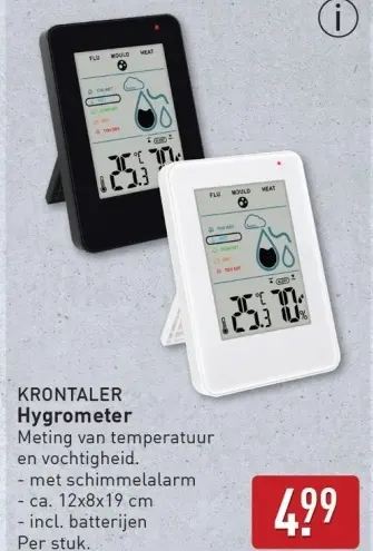 Aanbieding: Hygrometer