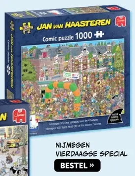 Aanbieding: JAN VAN HAASTEREN Comic puzzle 1000