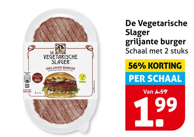 Aanbieding: griljante burger