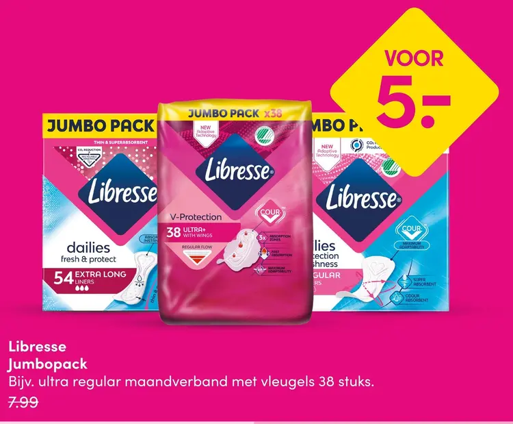 Aanbieding: Libresse Jumbopack