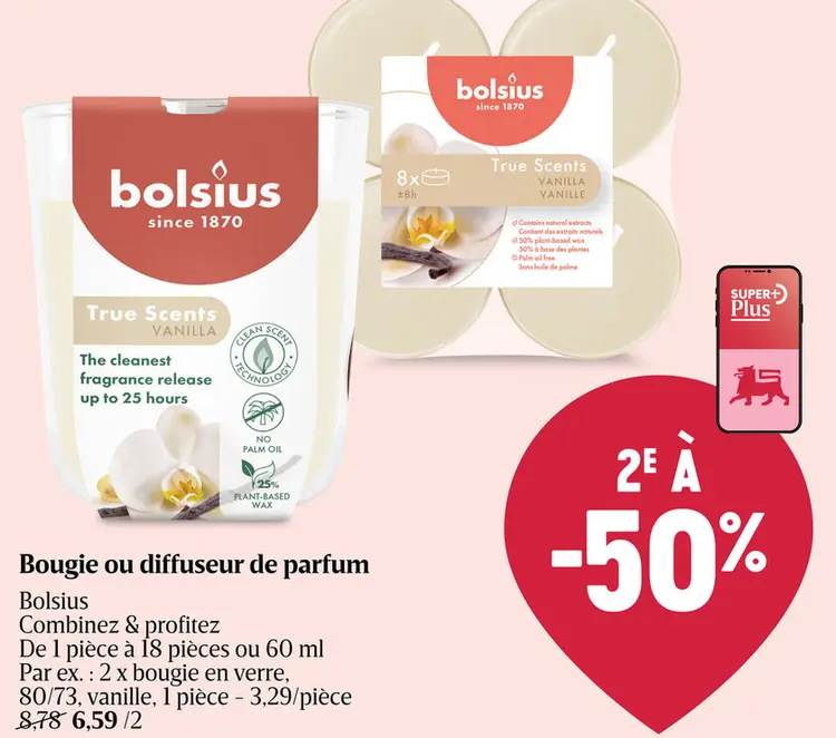 Offre: Bougie ou diffuseur de parfum