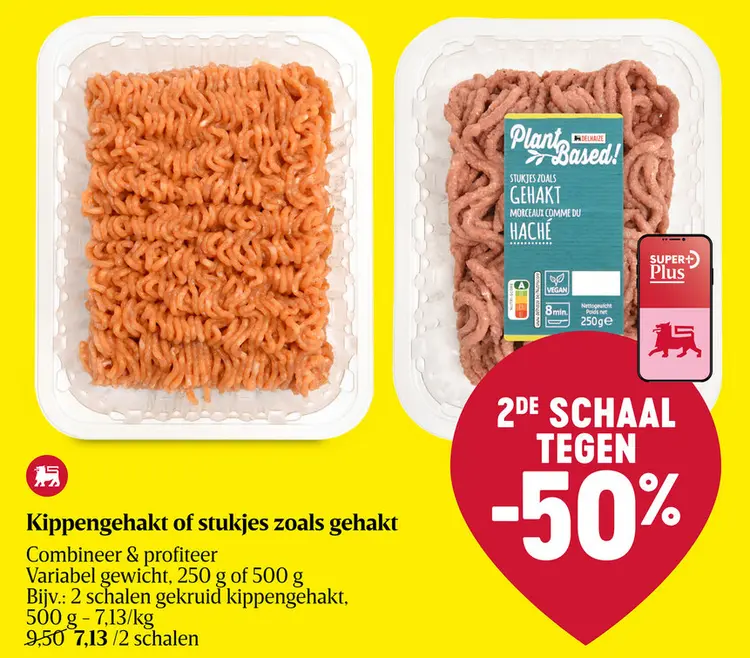 Aanbieding: Kippengehakt of stukjes zoals gehakt