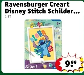Promotie: Ravensburger Creart Disney Stitch Schilderen Op Nummer