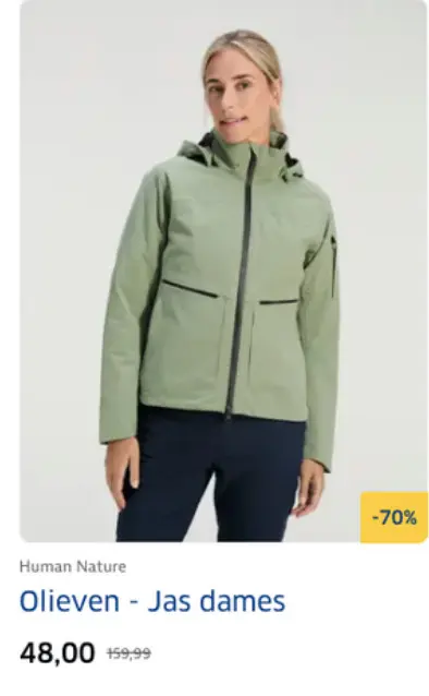 Aanbieding: Olieven - Jas dames