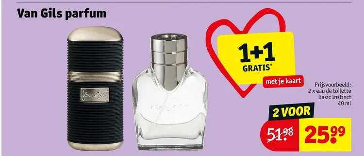 Promotie: Eau de toilette Basic Instinct