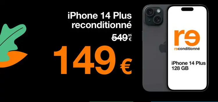 Offre: iPhone 15 reconditionné