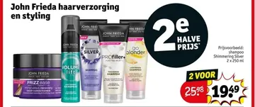 Aanbieding: John Frieda haarverzorging en styling