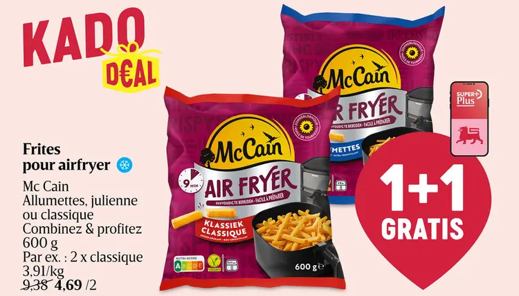 Offre: Frites pour airfryer