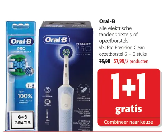 Promotie: Elektrische tandenborstels of opzetborstels
