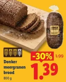 Aanbieding: Donker meergranen brood