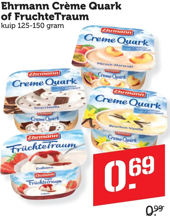 Aanbieding: Crème Quark of FrüchteTraum