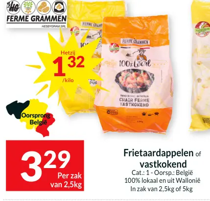 Promotie: Frietaardappelen of vastkokend