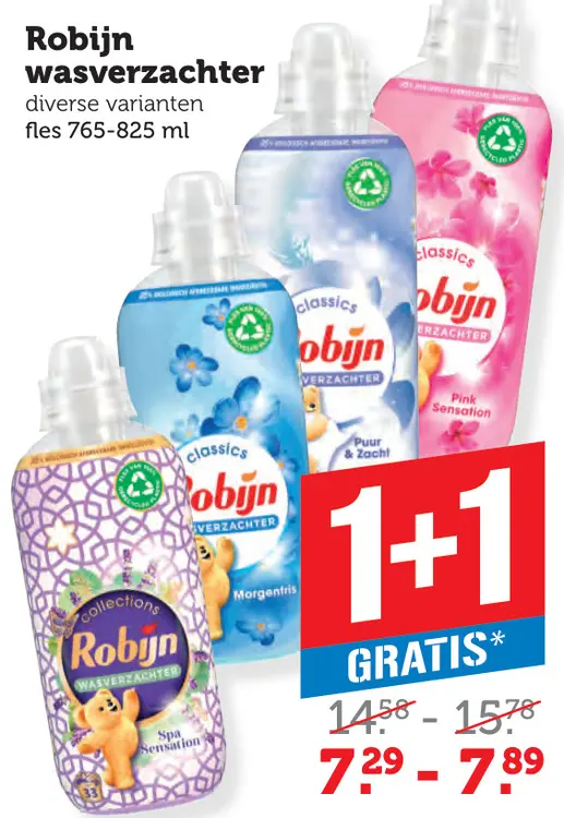 Aanbieding: Robijn wasverzachter