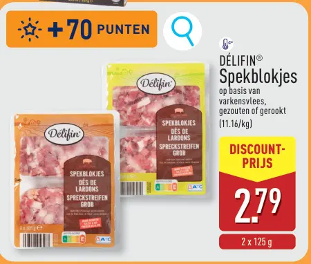 Promotie: Spekblokjes