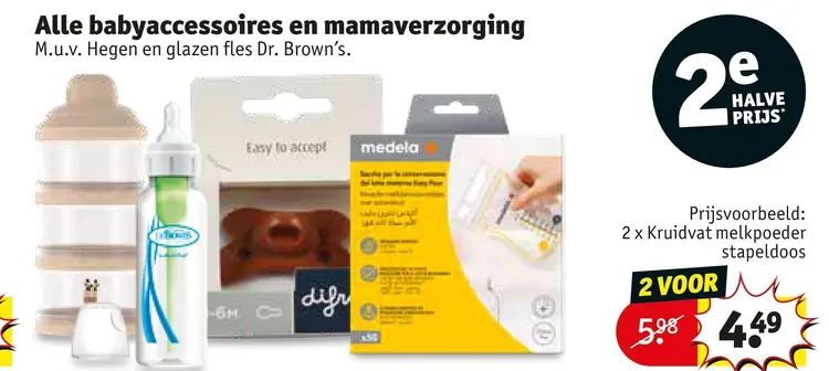 Promotie: Kruidvat melkpoeder stapeldoos