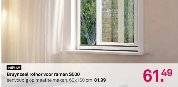 Aanbieding: Rolhor voor ramen S500