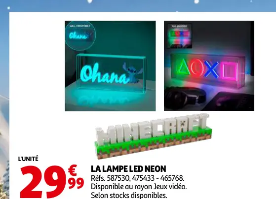 Promotie: Lampe led neon