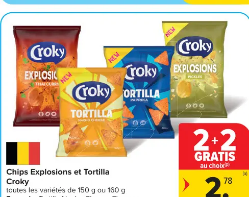 Offre: Chips Explosions et Tortilla