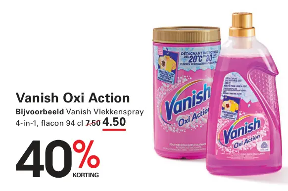 Aanbieding: Vanish Oxi Action
