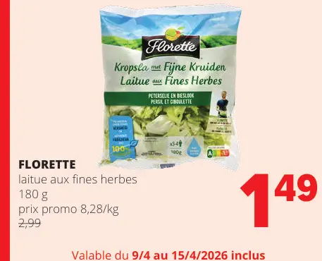 Offre: Laitue aux Fines Herbes