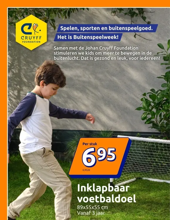 Aanbieding: Inklapbaar voetbaldoel