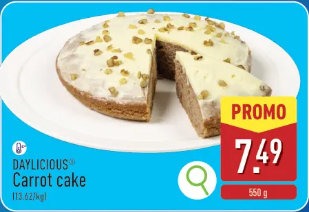 Promotie: Daylicious Carrot cake