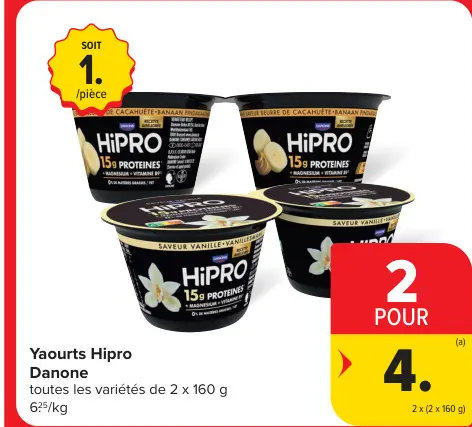 Offre: Yaourts Hipro