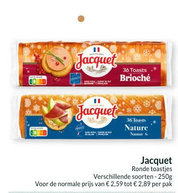 Aanbieding: Ronde toastjes