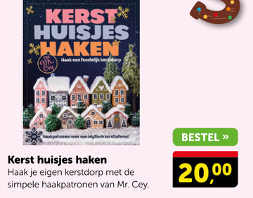 Aanbieding: Kerst huisjes haken