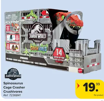 Aanbieding: Spinosaurus Cage Crasher Crushivores