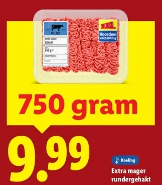 Aanbieding: Extra mager rundergehakt