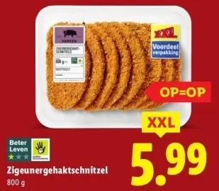 Aanbieding: Zigeunergehaktschnitzel