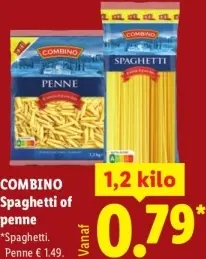 Aanbieding: COMBINO Spaghetti of penne
