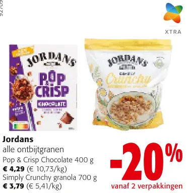 Promotie: Alle ontbijtgranen