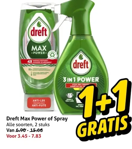 Aanbieding: Dreft Max Power of Spray