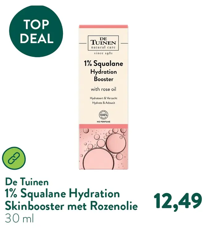Aanbieding: 1% Squalane Hydration Skinbooster met Rozenol