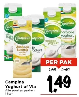 Aanbieding: Yoghurt of Vla