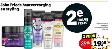 Aanbieding: John Frieda haarverzorging en styling