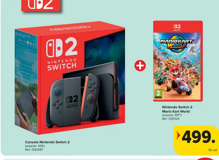 Promotie: Console Nintendo Switch 2 + Mario Kart World