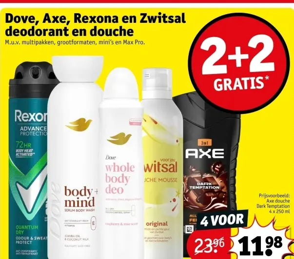 Aanbieding: Deodorant en Douche