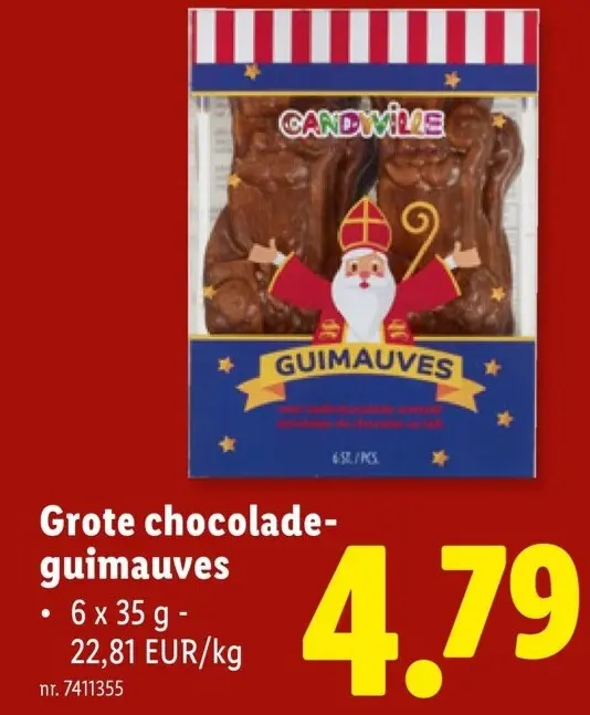 Promotie: Grote chocoladeguimauves