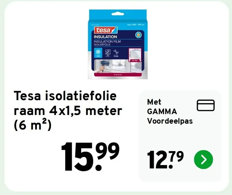 Aanbieding: Tesa isolatiefolie raam