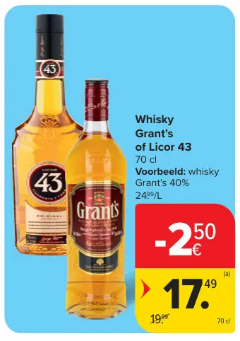 Promotie: Whisky