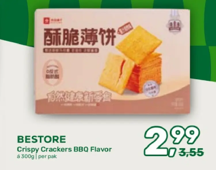 Aanbieding: Crispy Crackers BBQ Flavor