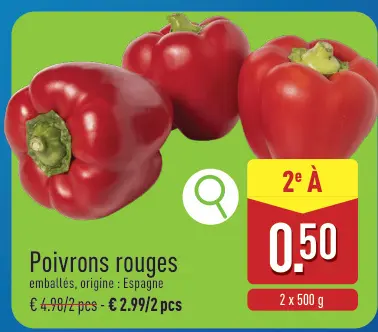 Offre: Poivrons rouges
