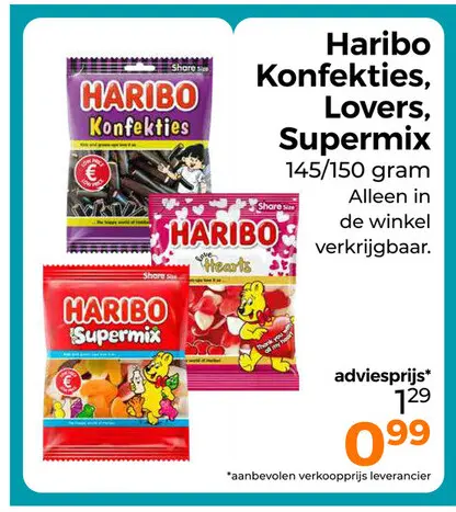 Aanbieding: Konfekties, Lovers, Supermix