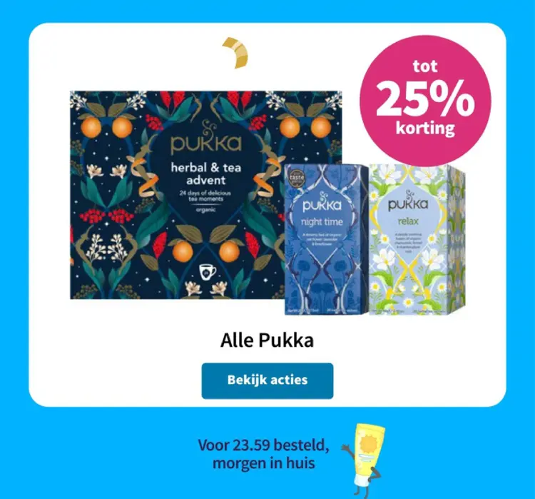 Aanbieding: Pukka herbal & tea advent, night time, relax