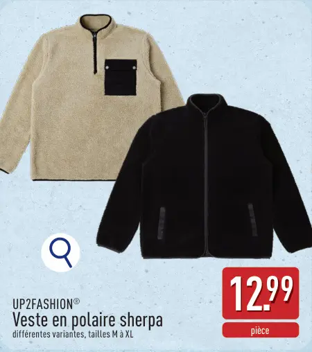 Offre: Veste en polaire sherpa