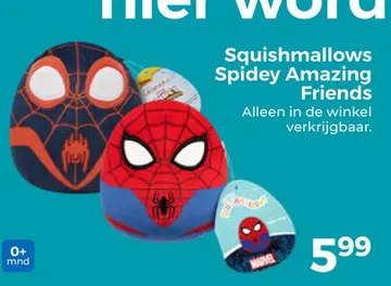 Aanbieding: Squishmallows Spidey Amazing Friends
