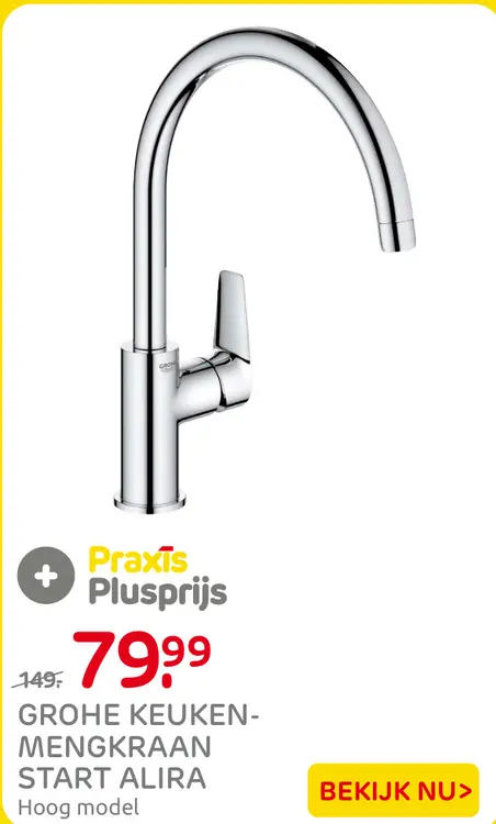 Aanbieding: Keuken-mengkraan start alira